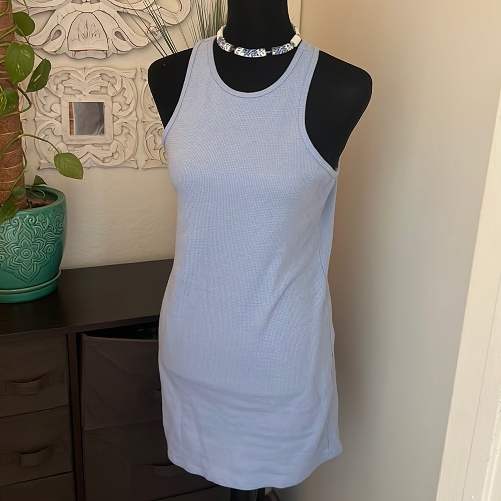 wild fable baby blue jersey top dress.